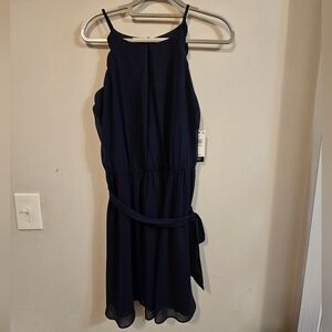 New BCX Dress Size XL Navy Sleeveless Dress NWT